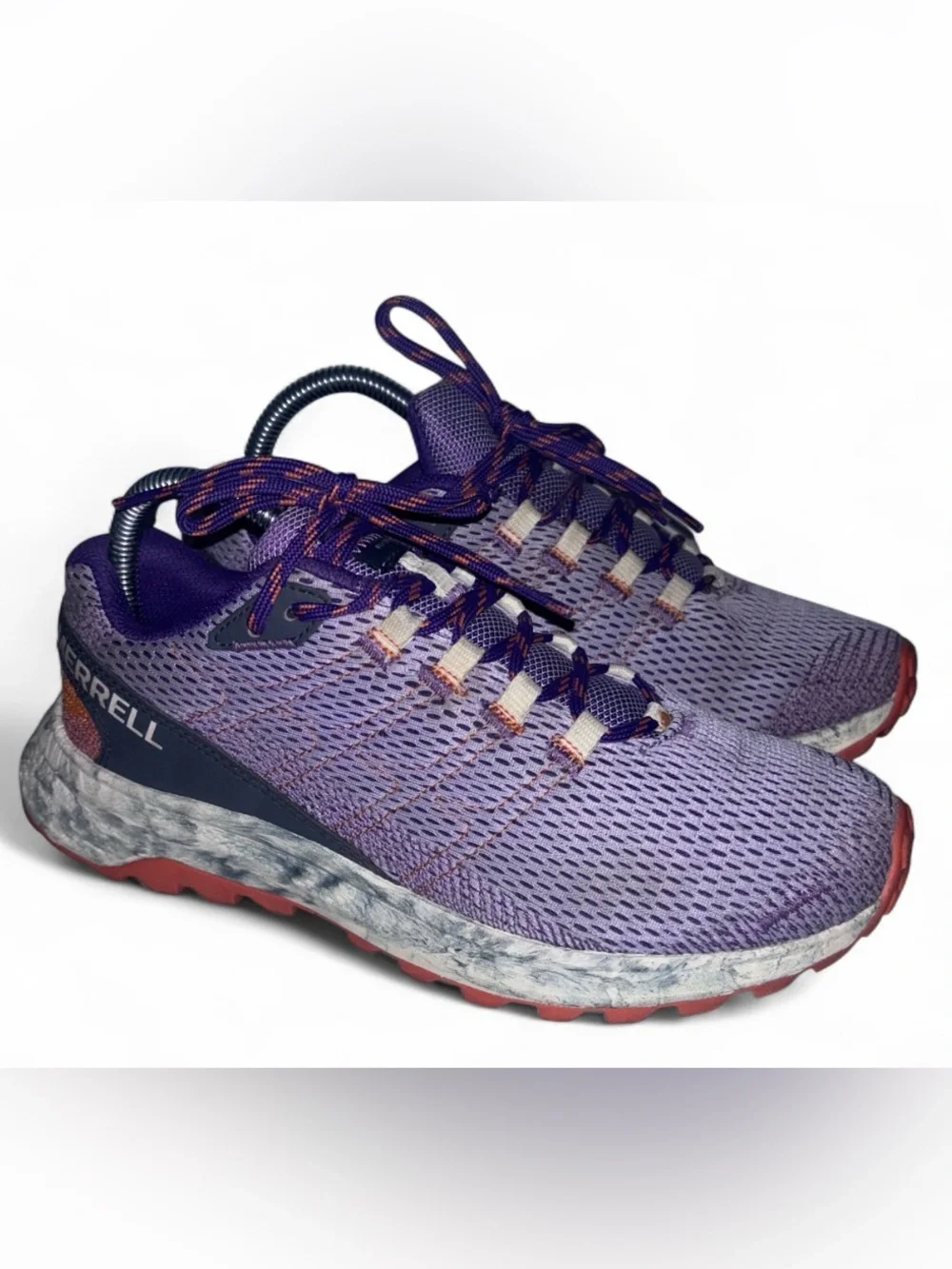 Merrell Women's Fly Strike Trail Running Shoes Sz 8W Breathable Mesh Sneakers